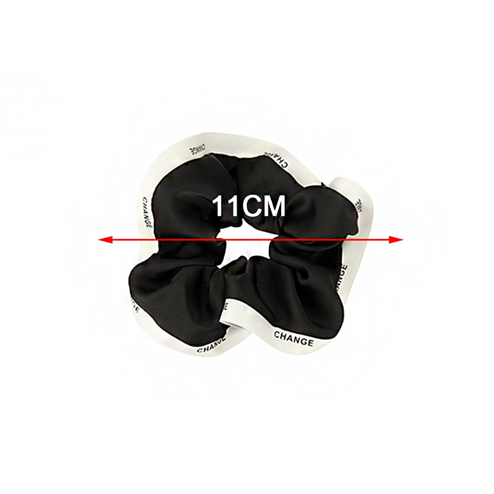 1 Dây Cột Tóc Co Giãn Viền Chữ Cỡ Lớn Thời Trang Cho Nữ