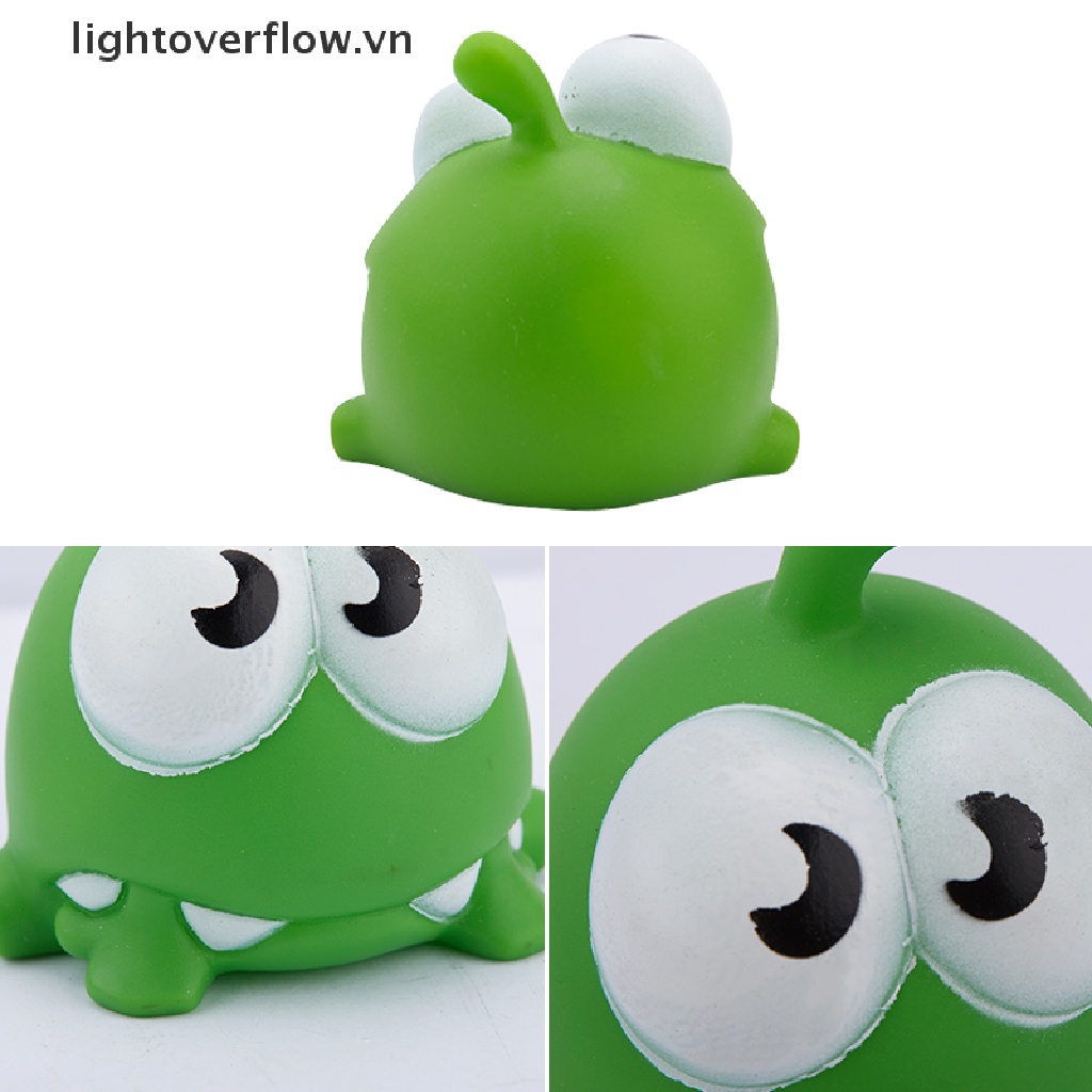 💥💥Mô Hình Đồ Chơi Quái Vật Bằng Cao Su Vinyl Hình Ếch Cột Dây Thừng OM NOM Candy
