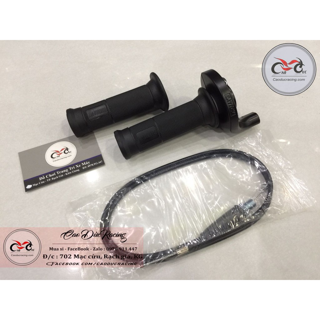 Cùm tăng tốc Daytona luôn bao tay - rút ngắn hành trình vặn ga - gắn mọi xe