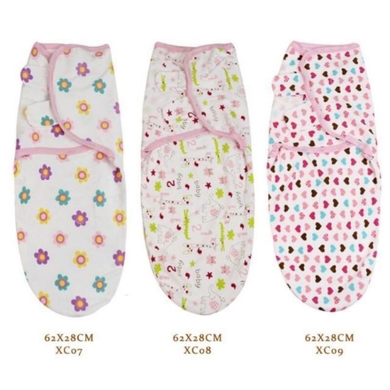 Ủ kén sơ sinh Swaddle Me Summer chất liệu 100% cotton cho bé