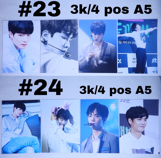 (Có sẵn) Sale poster A5 Jonghyun / Seonho