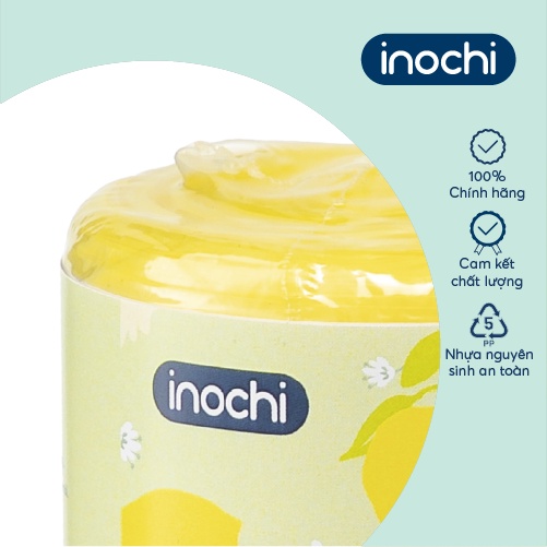 Túi rác tiện dụng Inochi - Soji 10L x 35 túi (Size S) Hương Chanh có quai cầm