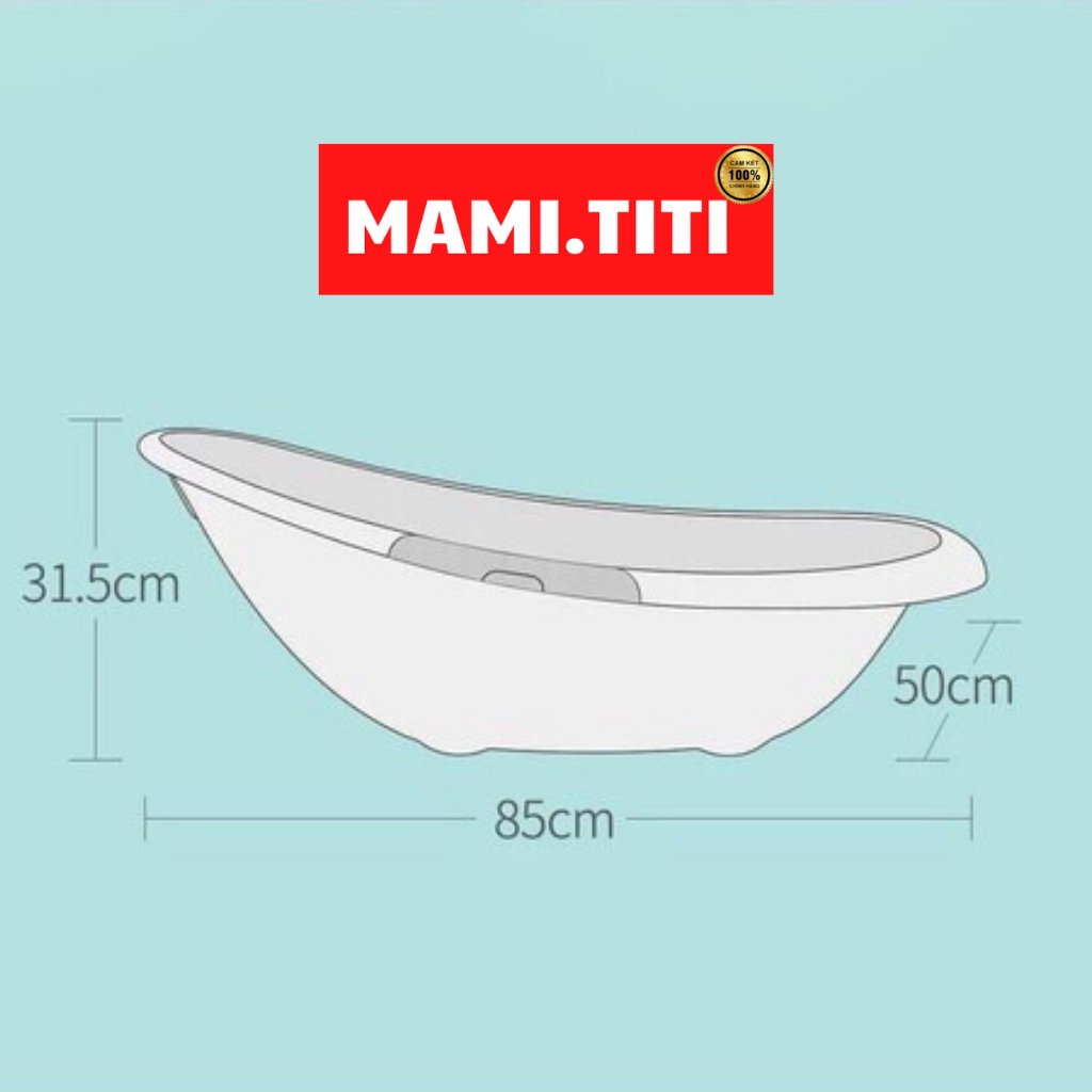 Chậu tắm cho bé, Chính Hãng VIỆT NHẬT model 2202 SIÊU BỀN CÓ MÀU NÂU/HỒNG/XANH
