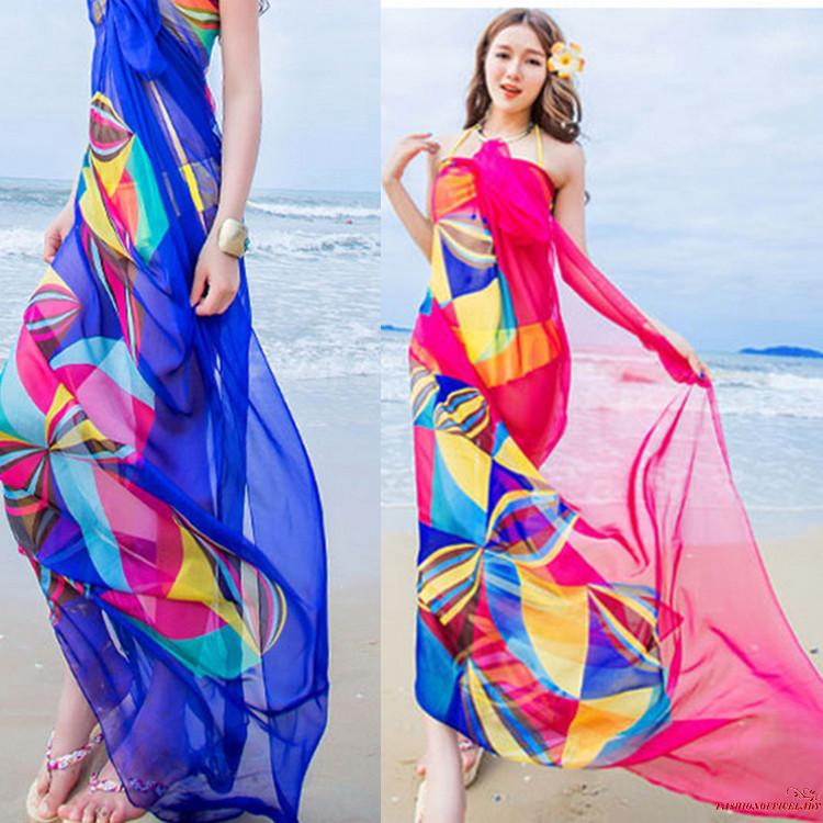 Áo Khoác Ngoài Bikini In Hoa Quyến Rũ | BigBuy360 - bigbuy360.vn