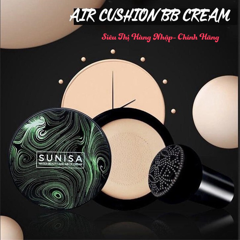 Phấn Nước Nấm Sunisa Chống Nước Mồ Hôi Trôi Che Khuyết Điểm Hiệu Quả tặng Kèm bông tán | BigBuy360 - bigbuy360.vn