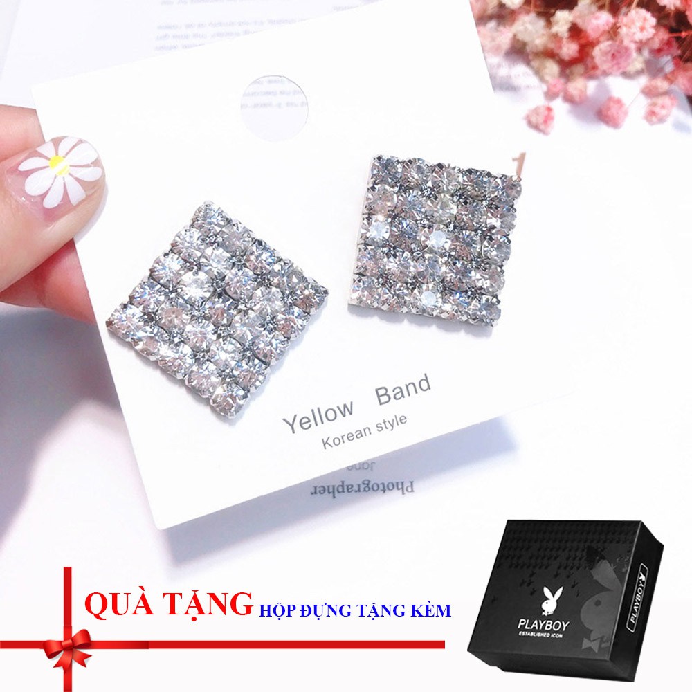 Bông tai / khuyên tai thời trang có hộp tặng kèm