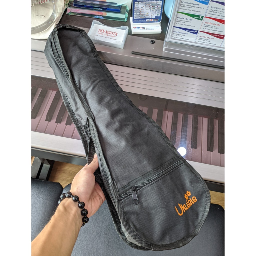 Đàn Ukulele Gỗ chính hãng Kaysen size Tenor - Black