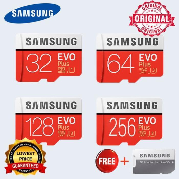 Thẻ Nhớ Samsung 64 128gb 256gb 80mb-s Ultra Micro Sd Micro Sdhc Class 10 Tf