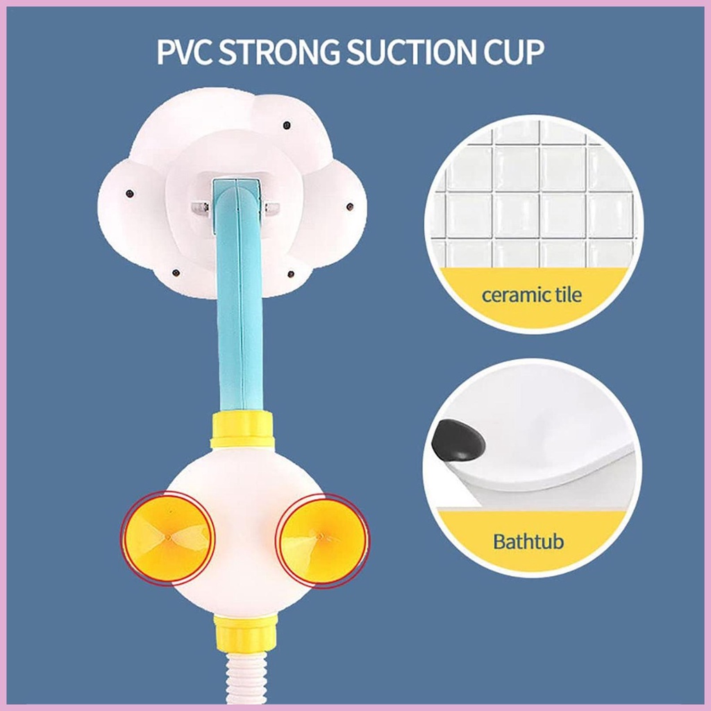 Đồ Chơi Vòi Sen Phun Nước Hình Đám Mây Cầu Vồng Dễ Thương Cho Bé 12 Tháng Tuổi