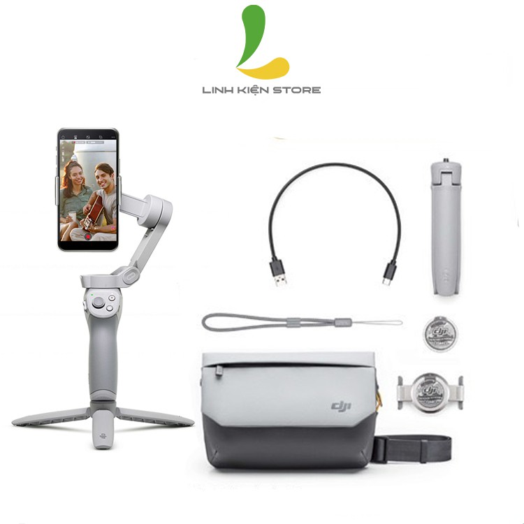 Tay cầm chống rung cho điện thoại DJI OM4 ( Osmo 4 ) Combo, Osmo 4 Se, Osmo 5 - gimbal Osmo Mobile 4 chống rung 3 trục | BigBuy360 - bigbuy360.vn