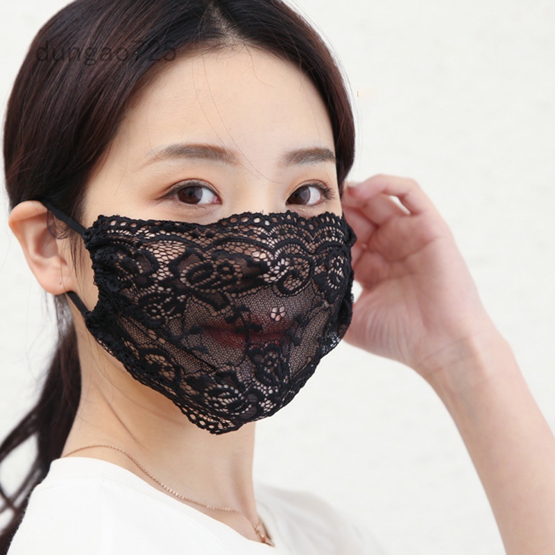 Dungao725 Mặt Nạ Ren Che Nắng Thoáng Khí Hợp Thời Trang | BigBuy360 - bigbuy360.vn