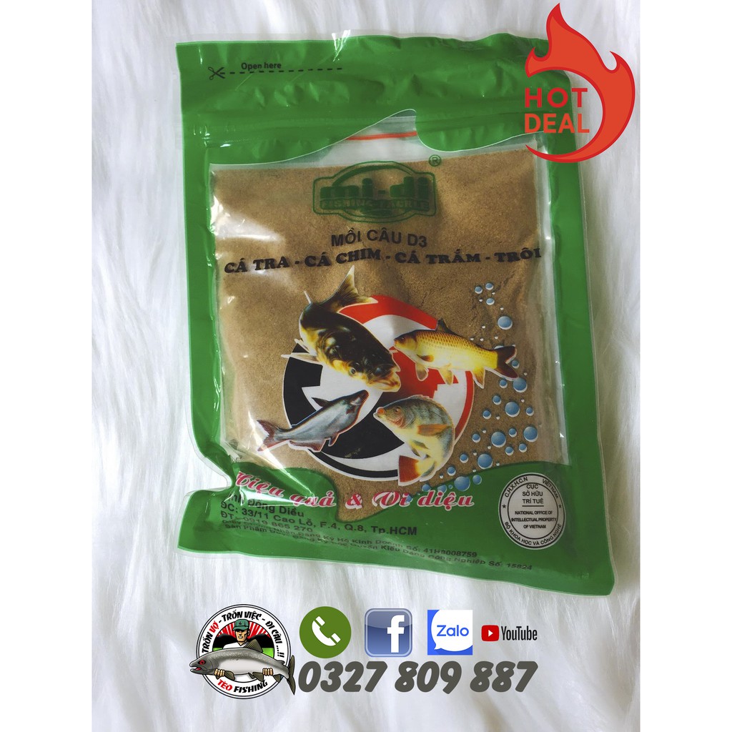 Mồi Cám Câu Cá D3