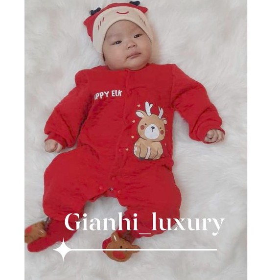 Body liền thân trần bông họa tiết ngộ nghĩnh cho bé