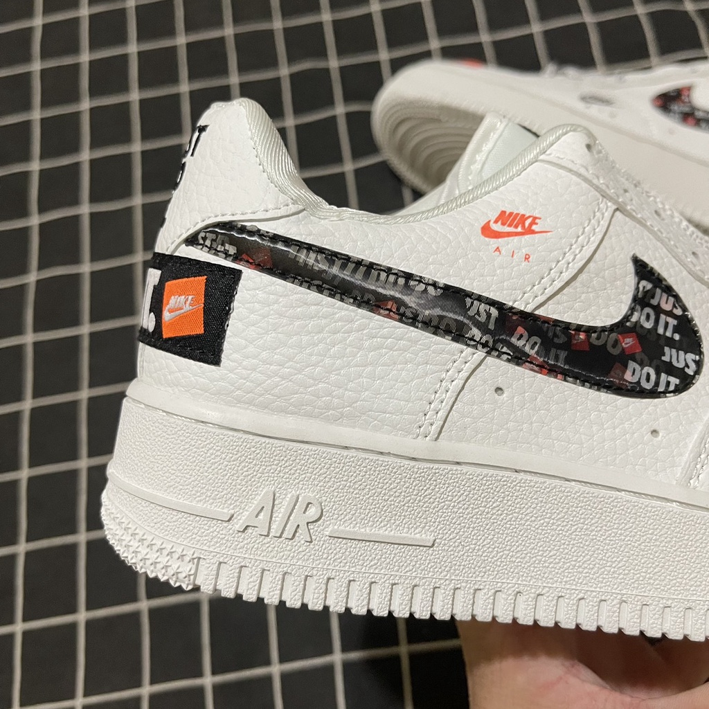 Giày AF1 just do it trắng cam cao cấp
