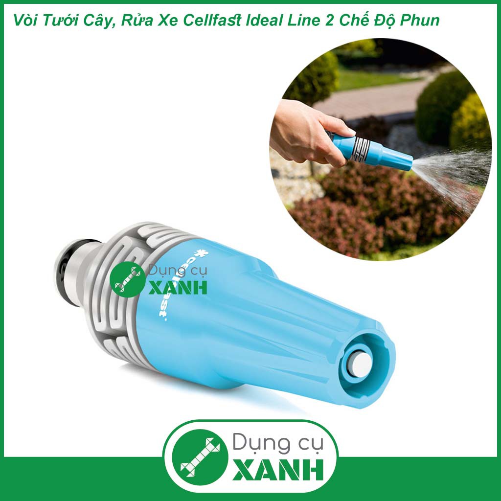 Vòi Tưới Cây, Rửa Xe Cellfast Ideal Line 2 Chế Độ Phun