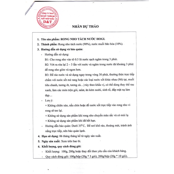 Gói rong nho tách nước HOGI , Rong nho tách nước tặng kèm nước sốt mè rang | BigBuy360 - bigbuy360.vn