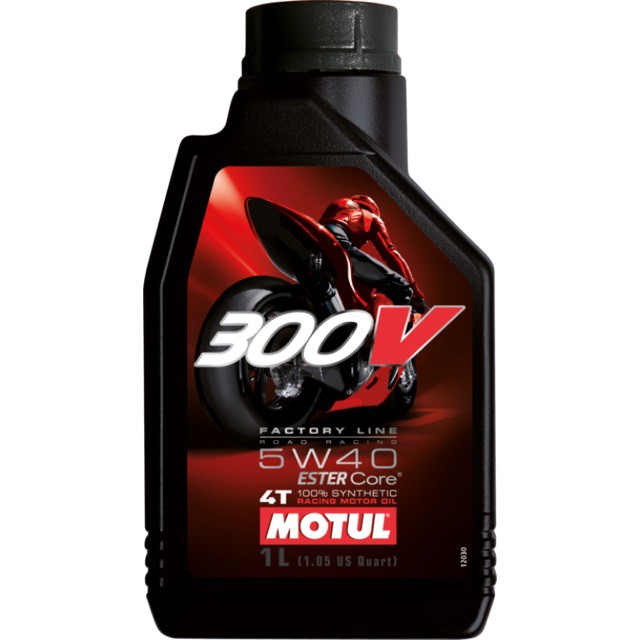 Nhớt motul 300v 10W40 - 5W40 tem 3 lớp Châu Âu