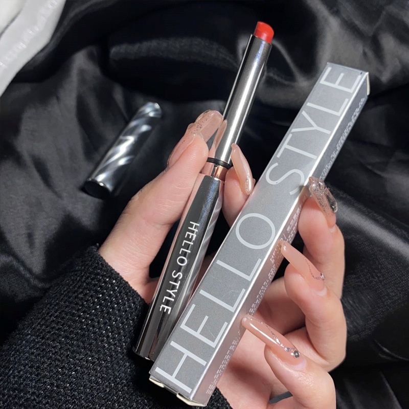 Son lì Hello Style, son lì không trôi nội địa trung màu cam hồng đỏ G26 Sammi beauty