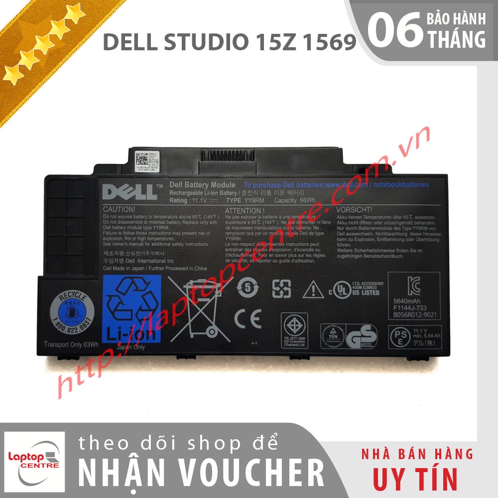 Pin Laptop Dell Studio 15Z 1569