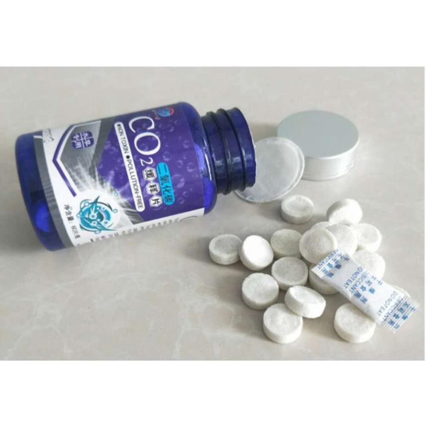 Viên sủi Co2 hộp 60v 45g- Co2 dạng viên sủi cho hồ thủy sinh