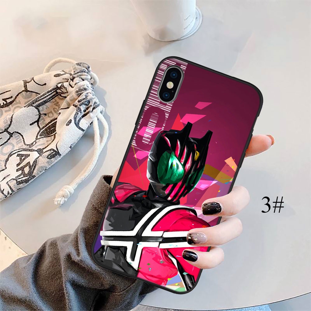 Ốp Điện Thoại Họa Tiết Kamen Rider Độc Đáo Cho iPhone 5 5S 6 6S 7 8 11 Pro Max Plus SE XR IJ78