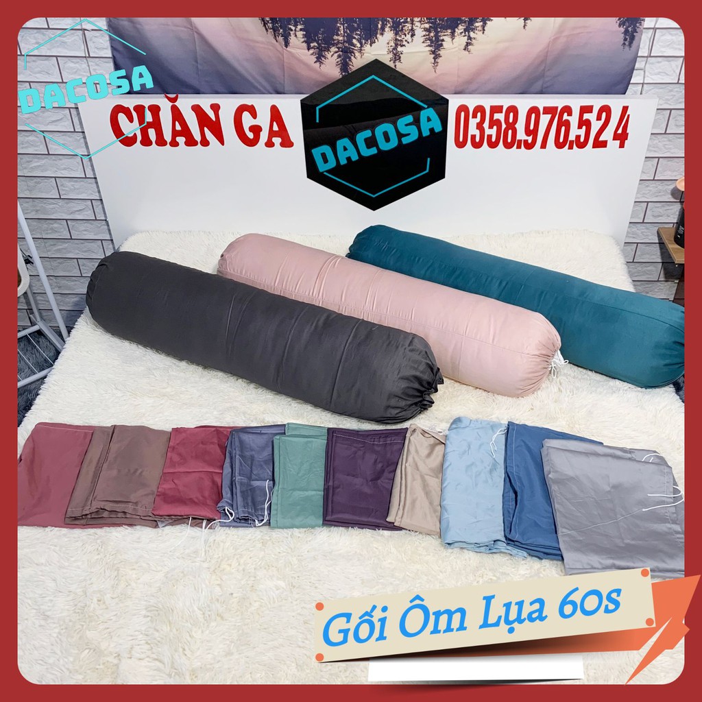 Gối Ôm Dài 💞FREESHIP💞 35x100cm Chất Liệu Lụa Cao Cấp