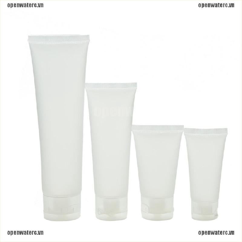 (Hàng Mới Về) Bộ 5 Tuýp Rỗng Trong Suốt Đựng Kem Dưỡng Thể Tích 20 / 30 / 50 / 100ml | BigBuy360 - bigbuy360.vn