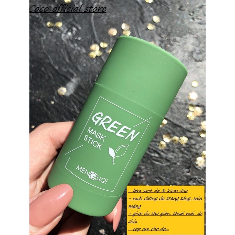 MẶT NẠ DẠNG THANH LĂN MENGSIQI HOT HIT🔥🔥TRÀ XANH 🍃🍃 CÀ TÍM