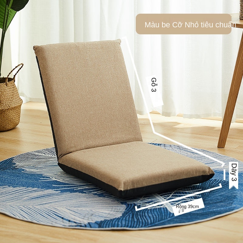 Ghế sofa lười tatami Ghế gấp kiểu Nhật giường ngủ tập thể gấp lại ghế không chân không chân cửa sổ lồi nhỏ ghế tựa thấp