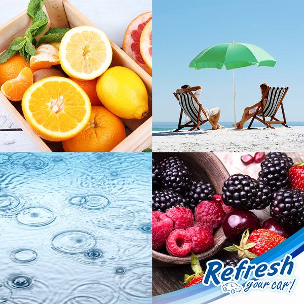 Viên thơm xe hơi hương Hương Cánh Hoa Hồng