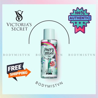 🤎 𝐁𝐨𝐝𝐲𝐦𝐢𝐬𝐭𝐯𝐧 - Xịt thơm toàn thân PINK Victoria Secret 𝐏𝐞𝐩𝐩𝐲 𝐌𝐢𝐧𝐭 🤎