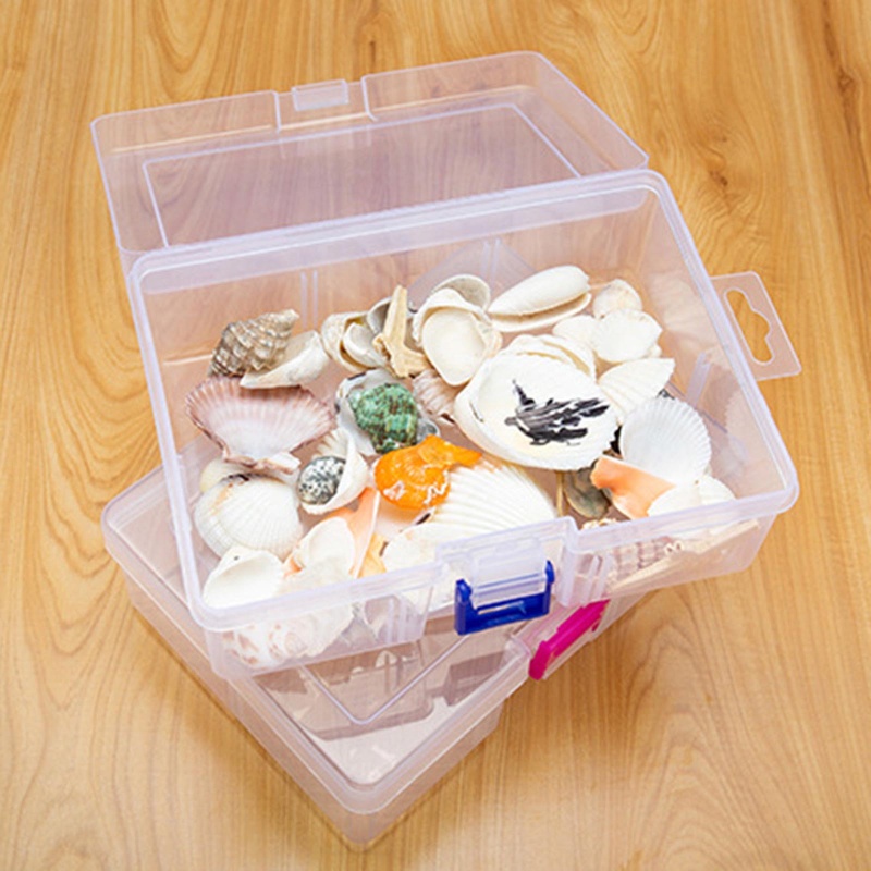 Hộp Nhựa 6 Ngăn Trong Suốt Đựng Trang Sức