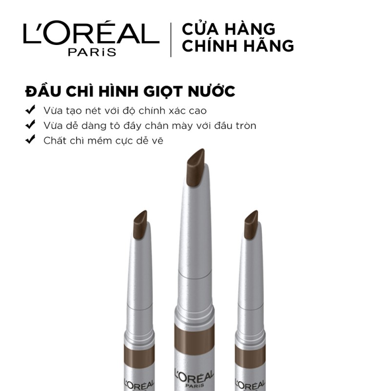 Chì kẻ mày 2 đầu L’Oreal Paris Brow Artist Xpert 0.2g | BigBuy360 - bigbuy360.vn