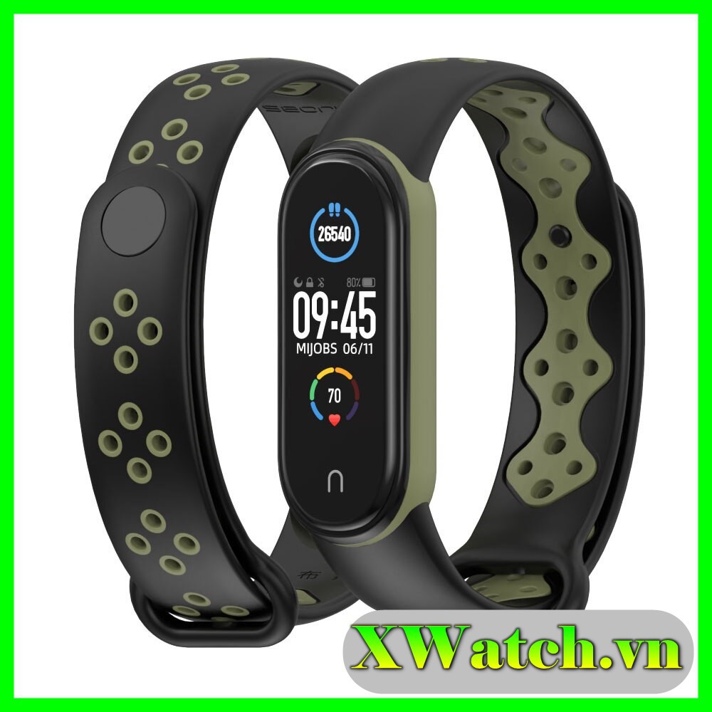 Dây đeo thay thế thể thao NIKE xiaomi miband 5, mi band 5 miband 6 (Mijobs)