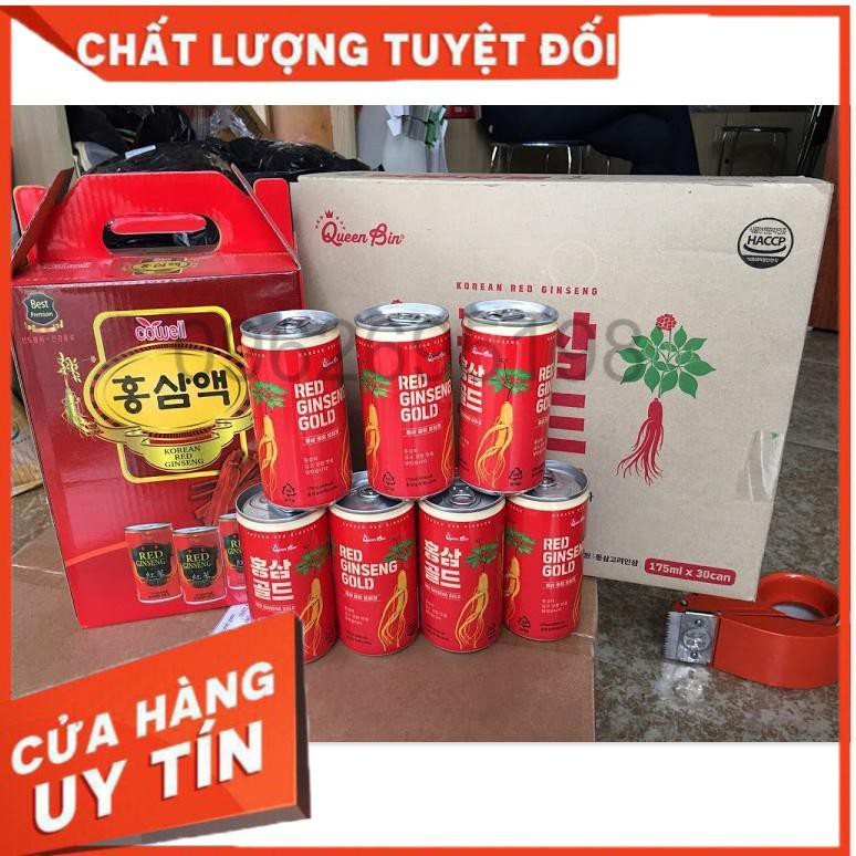 Nước Hồng Sâm Hàn Quốc Cowell Korean Red Ginseng Drink 12 lon x 175ml