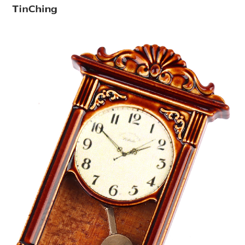 Đồng Hồ Treo Tường Mini Tỉ Lệ 1: 12 Trang Trí Nhà Búp Bê
