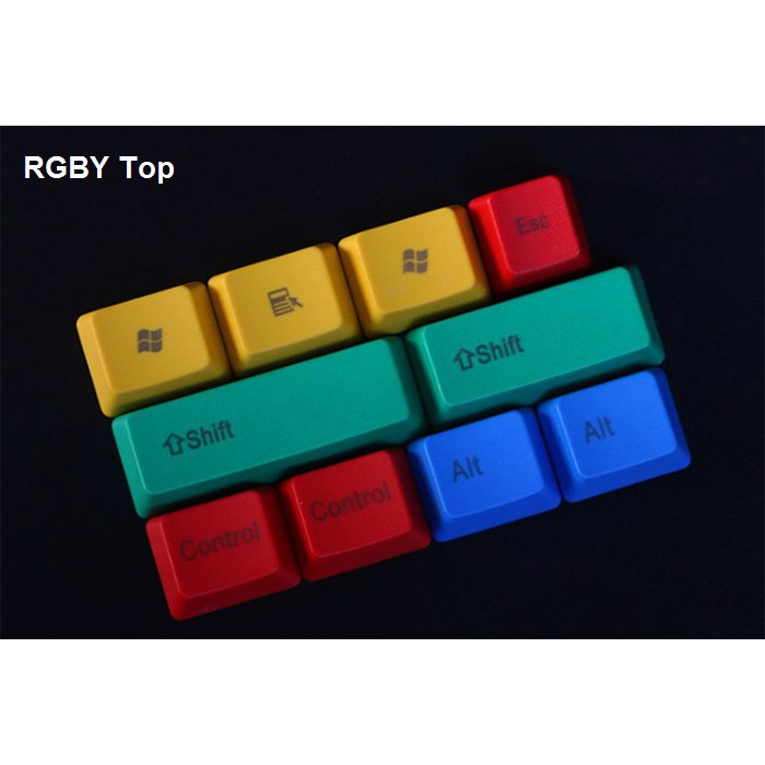 Keycap PBT RGBY bàn phím cơ | BigBuy360 - bigbuy360.vn