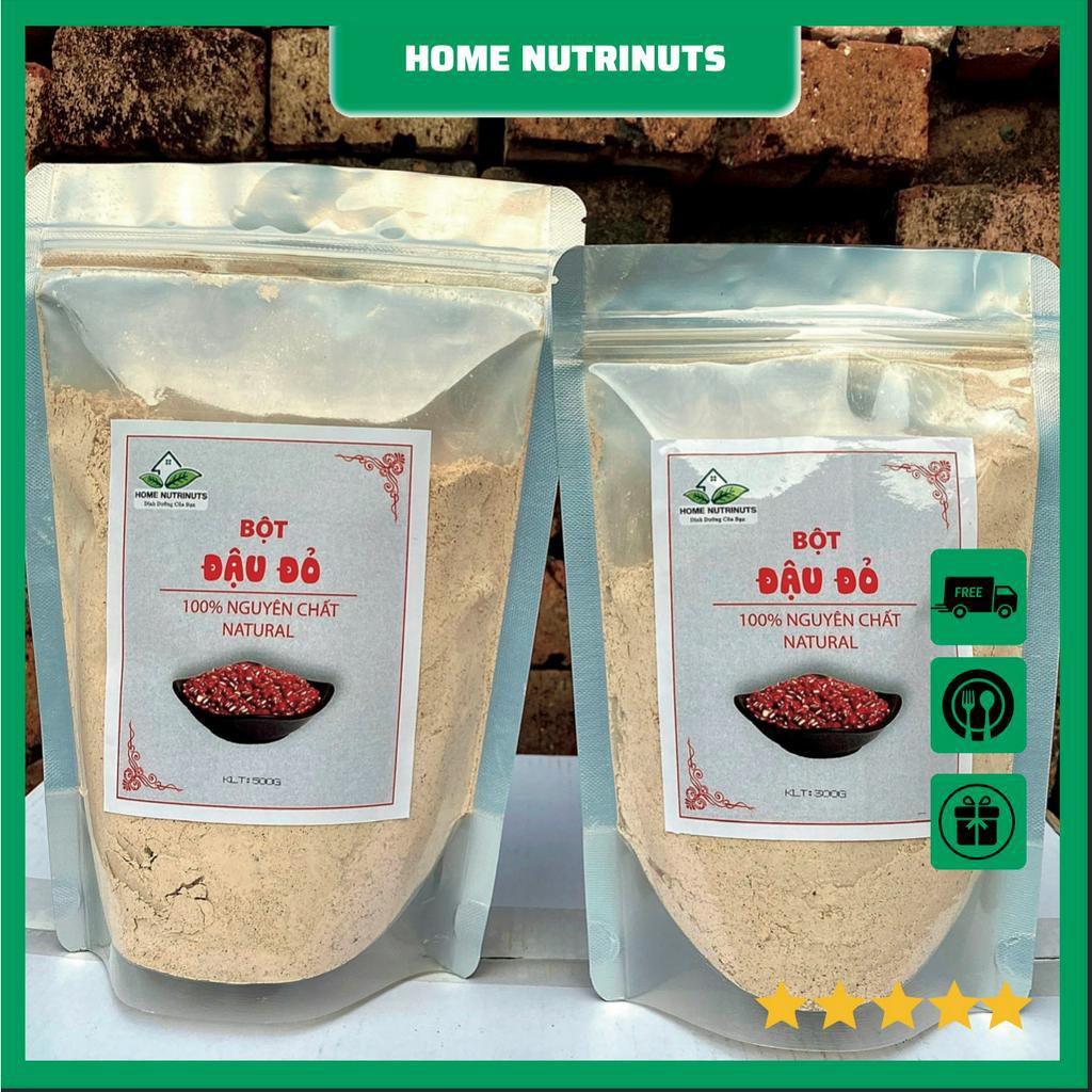 Bột đậu đỏ sấy chín 500g, sạch mịn, nguyên chất 100% Organic, Tắm trắng da, dưỡng ẩm, mờ thâm,