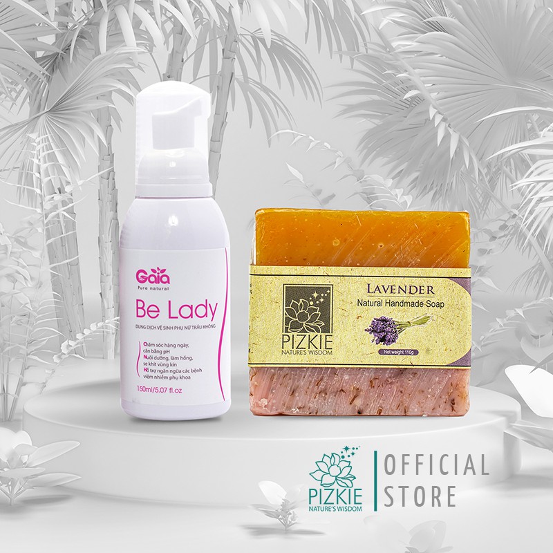 Combo Chăm sóc phụ nữ Dung dịch vệ sinh + Xà phòng thiên nhiên Lavender