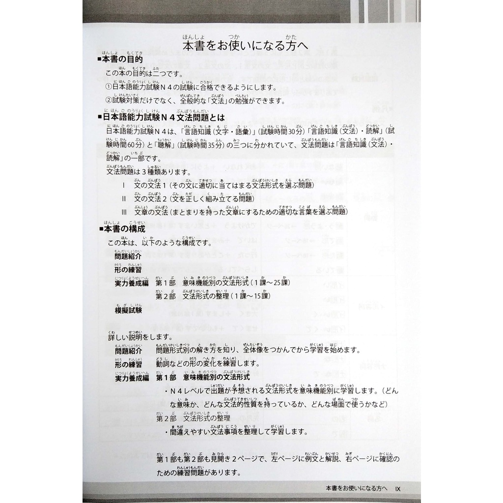 Sách tiếng Nhật -Tài Liệu Luyện Thi Năng Lực Tiếng Nhật N4 Ngữ Pháp Shin kanzen masuta N4 Ngữ pháp (Song ngữ Nhật- Việt)
