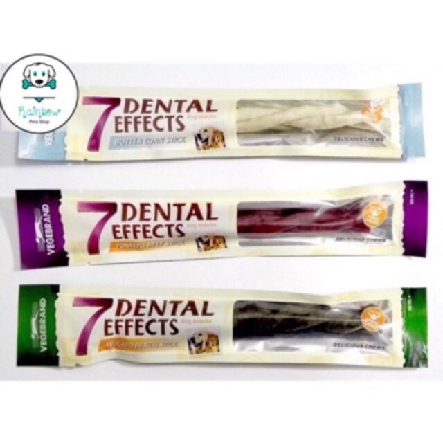 Xương gặm sạch răng thơm miệng cho cún cưng 7 Dental Effects (15gr/cây) xương thưởng bánh thưởng cho chó