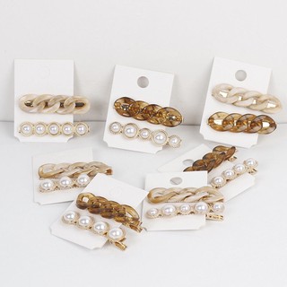 Set Kẹp Tóc Retro Hàn Quốc Hot Trend