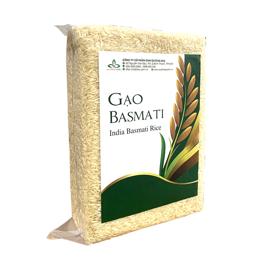 Gạo Basmati India (Ấn Độ) 5kg ngăn ngừa tiểu đường