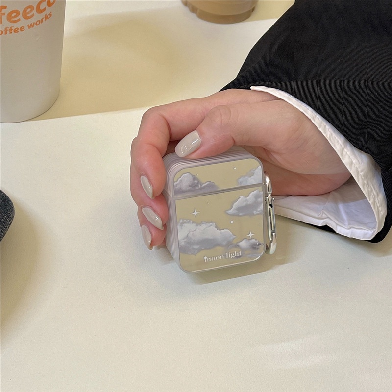 Ốp Hộp Đựng Tai Nghe Nhét Tai Mềm Tráng Gương Cho Airpods 1/2 3 Pro Inpods 12 I12