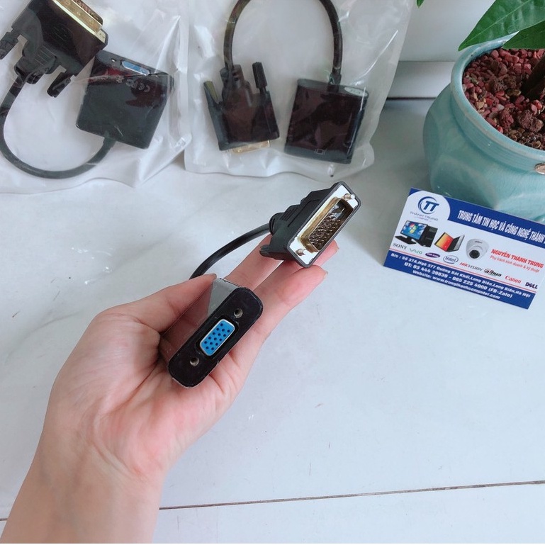 Cáp chuyển đổi DVI-D to VGA