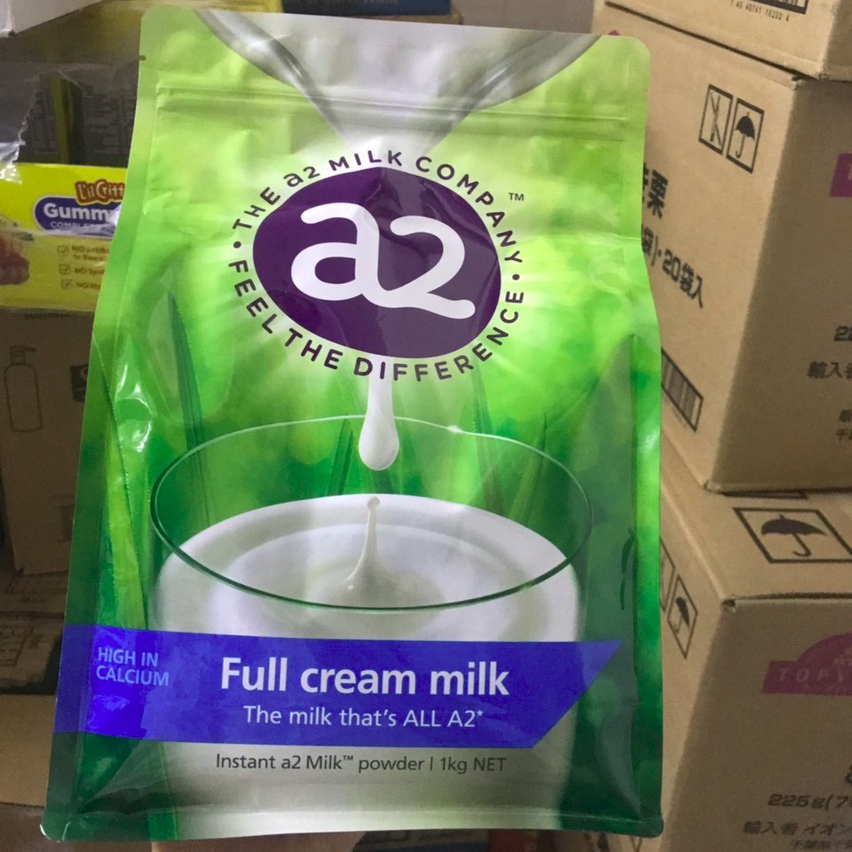 Sữa tươi A2 dạng bột xuất xứ Úc - Bịch 1KG - Date T8/2022