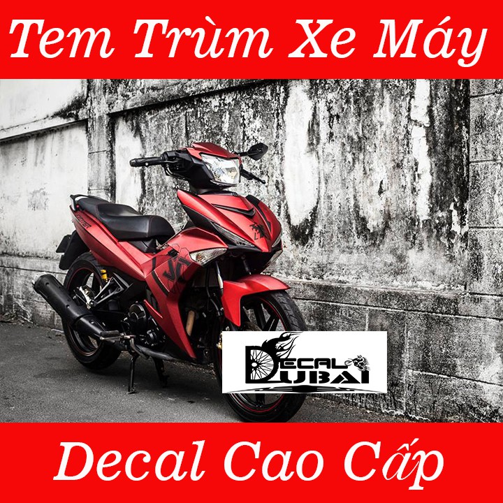 Tem Trùm Xe Exciter 150 Đỏ