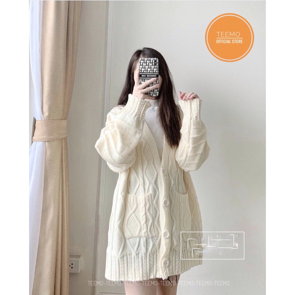 Áo khoác len cadigan,áo cadigan len thừng form rộng 2110AK11 (Có sẵn/ảnh thật) | BigBuy360 - bigbuy360.vn