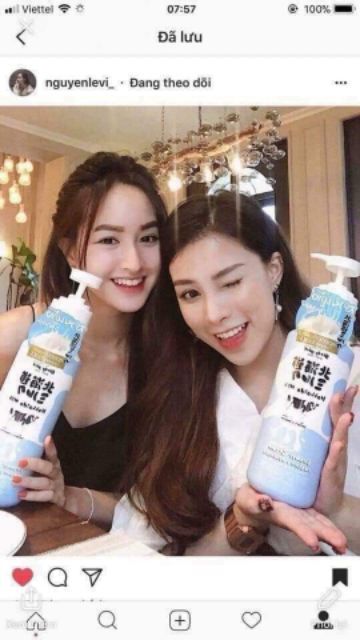 [CHÍNH HÃNG ]  Sữa tắm Hokkaido Milk Whitening AHA Shower Cream