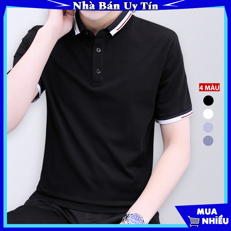 Áo thun nam 💖FREESHIP💖 polo Áo ngắn tay nam mã TT8 cổ bẻ tập gym co giãn dáng trơn tay lỡ đẹp mùa hè phong cách